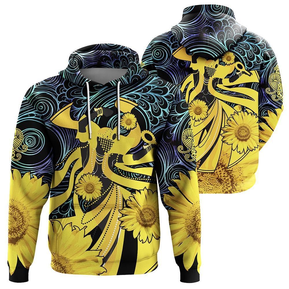 African Hoodie Orisha Oshun Goddess Pullover - Wonder Print Shop