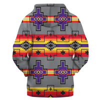 Purple Tribes Design Native American 3D Hoodie LT10 - Wonder Print Shop