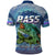 Bass Fishing Polo Shirt Fishing is Life Hook Sport Largemouth Blue - Wonder Print Shop