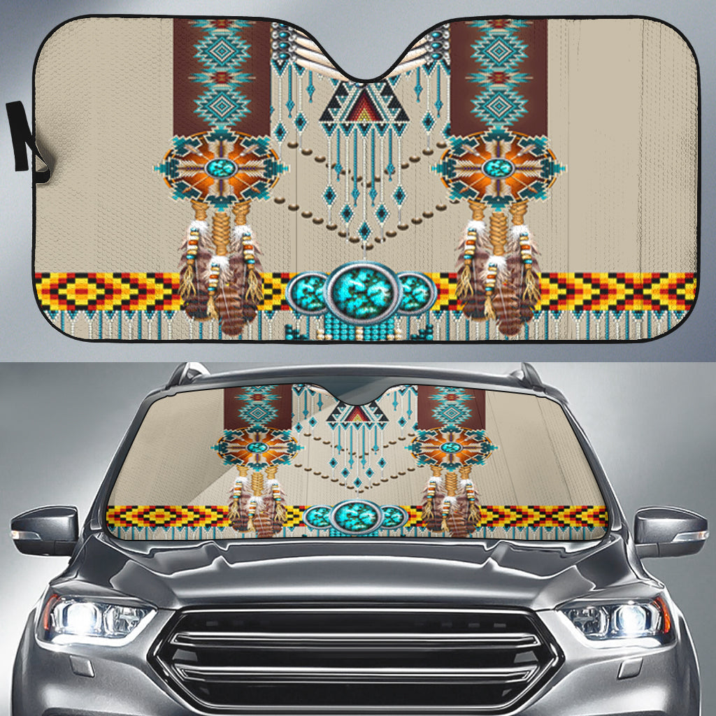 turquoise-blue-pattern-breastplate-native-american-auto-sun-shades