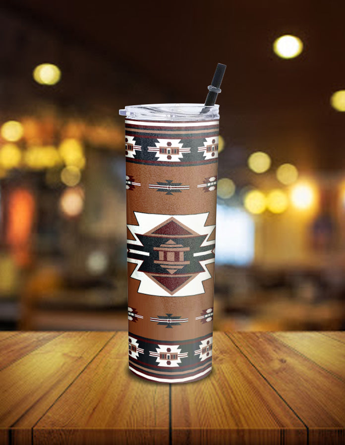 United Tribes Native American Skinny Tumbler LT10 - Wonder Print Shop