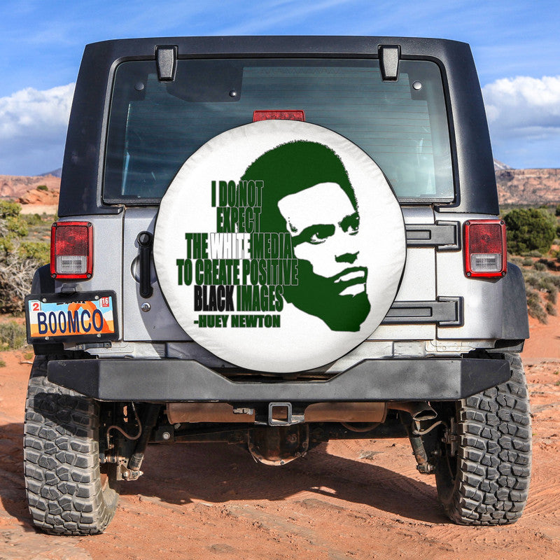 African Tire Covers - Black History Month Spare Tire Cover Huey Newton NO.18 LT8 - Wonder Print Shop