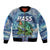 Bass Fishing is Life Hook Sport Largemouth Blue Bomber Jacket LT9 - Wonder Print Shop