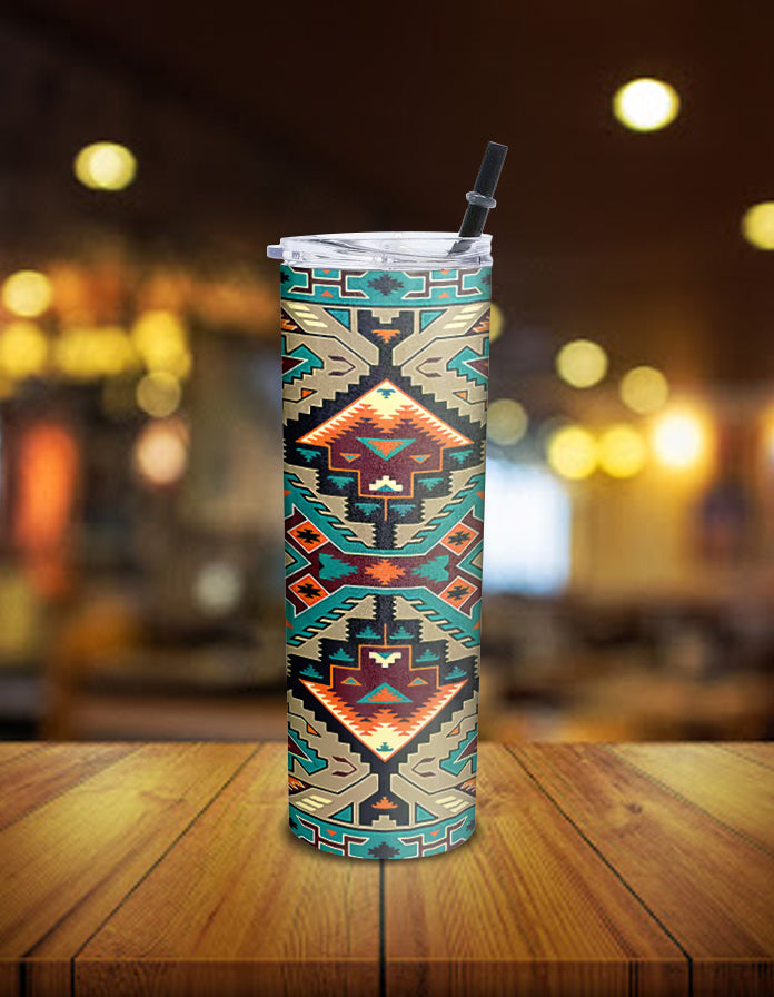 Native American Culture Design Skinny Tumbler LT10 - Wonder Print Shop