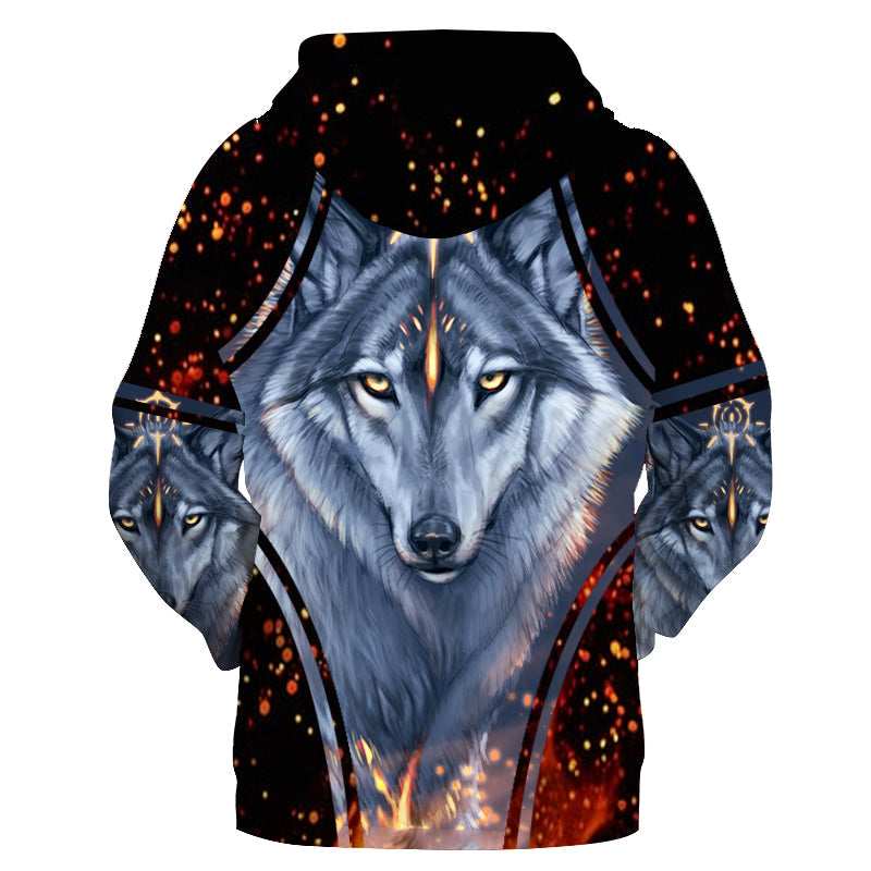 Wolf Native American 3D Hoodie LT10 - Wonder Print Shop