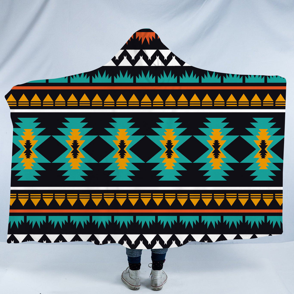 native-american-geometric-ethnic-pattern-hooded-blanket