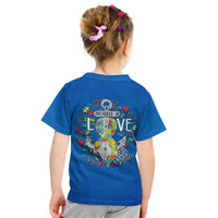 Autism Awareness Month Marine Life - Anchor In Love Kid T Shirt TS07 - Wonder Print Shop