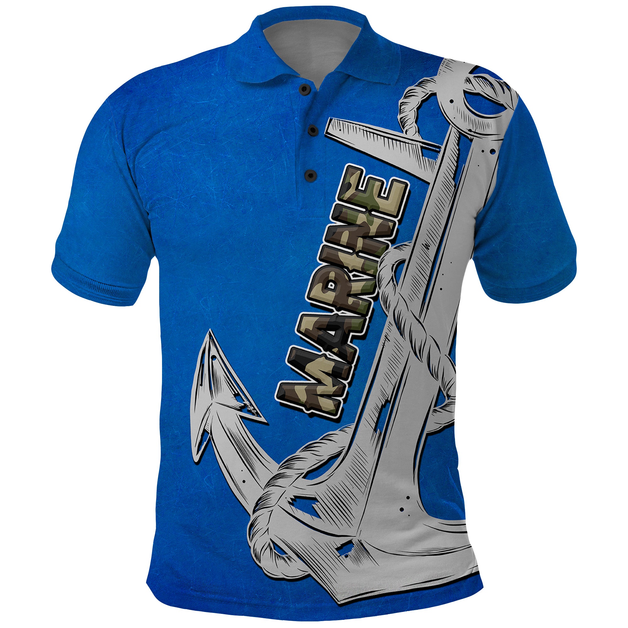 Autism Awareness Month Marine Life Anchor In Love Polo Shirt TS07 - Wonder Print Shop