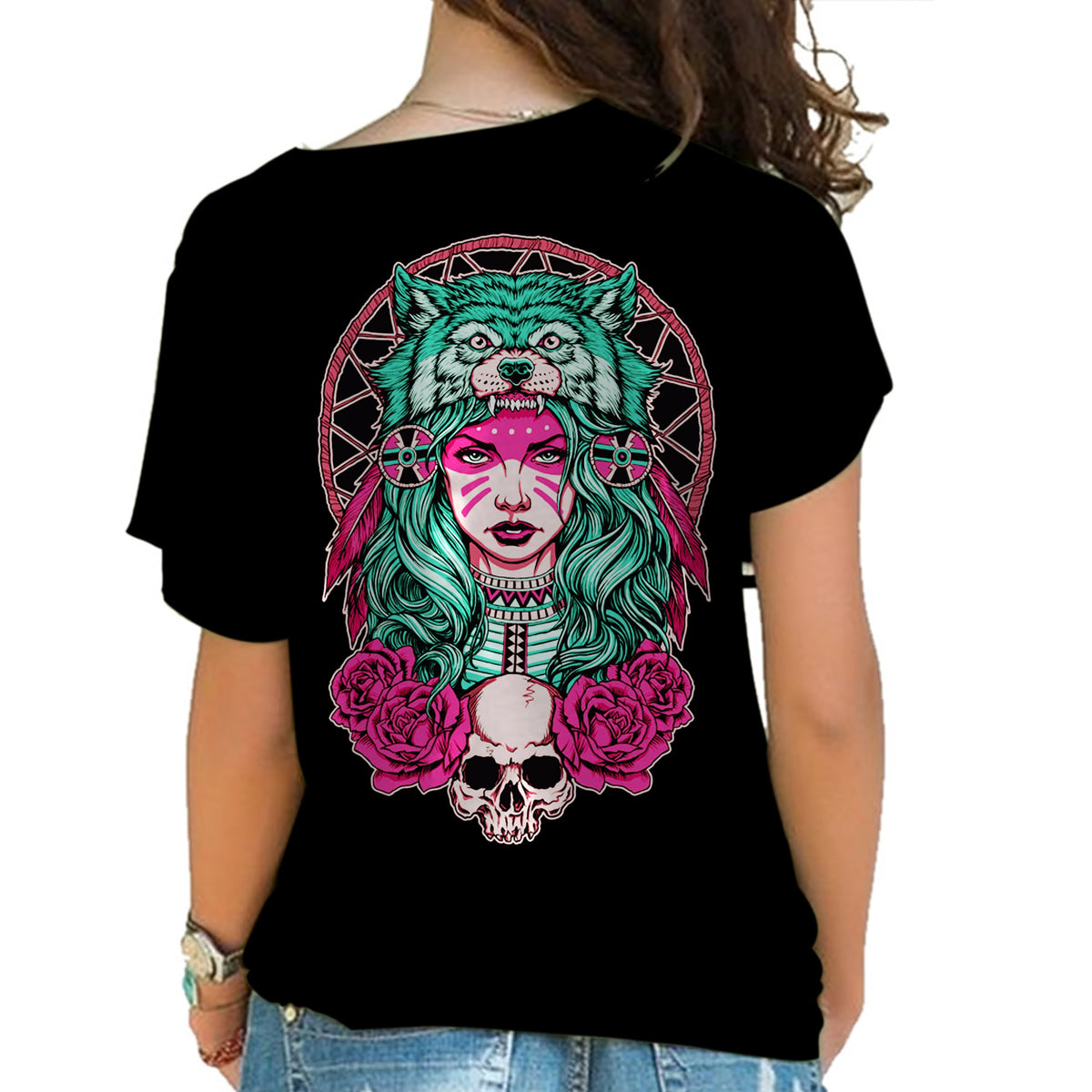 native-american-warrior-unisex-cross-shoulder-shirt