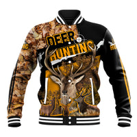 Deer Hunting Fall Of The Leaf Pattern Baseball Jacket - Wonder Print Shop