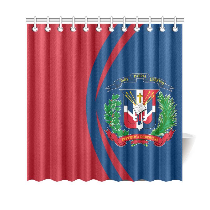 dominican-republic-shower-curtain-circle-style