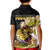 Custom Bass Fishing Yellow Polo Shirt for Kid - Wonder Print Shop