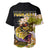 (Custom Personalised) Bass Fishing Yellow Baseball Jersey LT9 - Wonder Print Shop