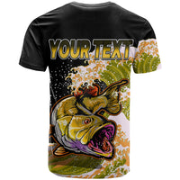Custom Bass Fishing Yellow T Shirt - Wonder Print Shop