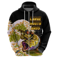 Custom Bass Fishing Hoodie Yellow - Wonder Print Shop