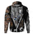 Deer Hunting Deciduous Forest Pattern Hoodie - Wonder Print Shop