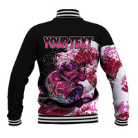 (Custom Personalised) Bass Fishing Red Baseball Jacket LT9 - Wonder Print Shop