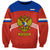 (Custom Text And Number) Russia Hockey 2023 Red Sporty Style Sweatshirt - Wonder Print Shop