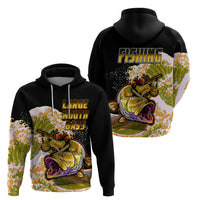 Largemouth Bass Fishing Yellow Hoodie - Wonder Print Shop