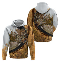 Deer Hunting Autumn Forest Abstract Pattern Hoodie - Wonder Print Shop