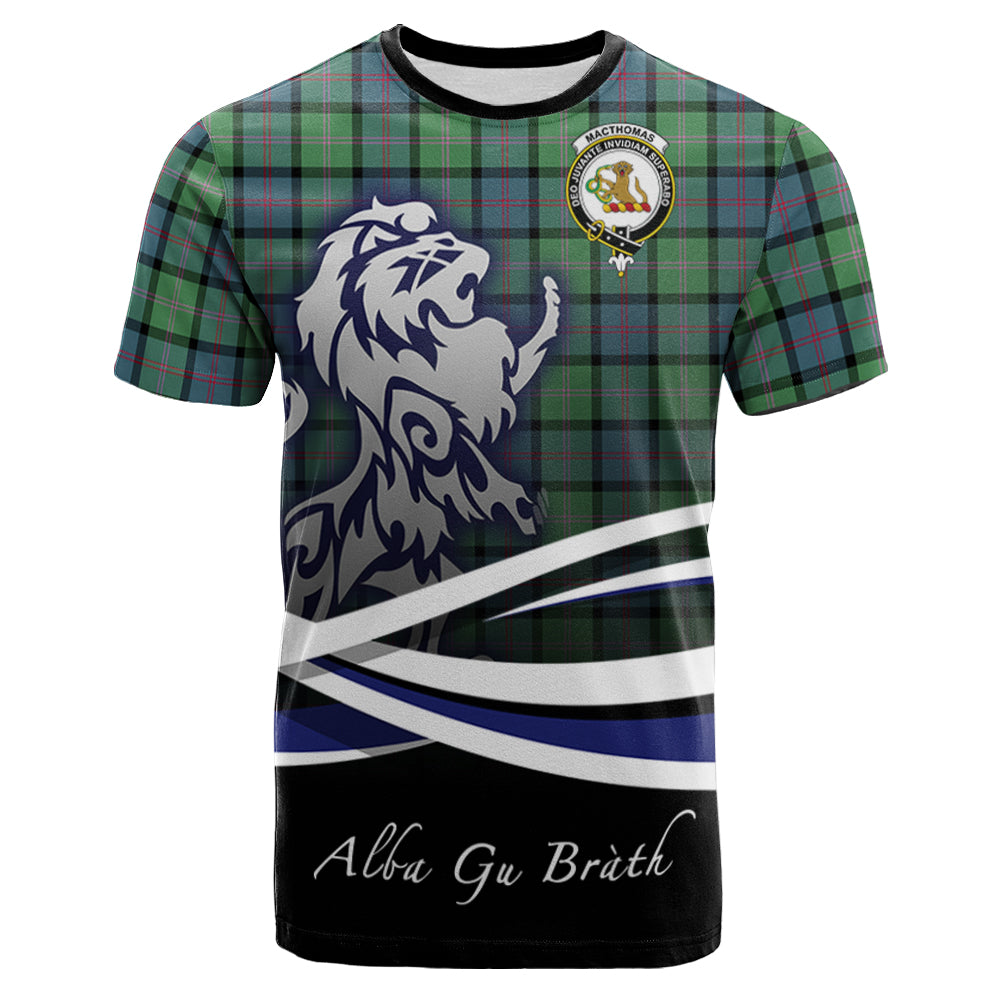 scottish-macthomas-ancient-clan-crest-scotland-lion-tartan-t-shirt