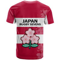 Japan Rugby 7s Japanese Cherry Blossom T Shirt - Wonder Print Shop