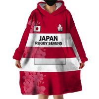 Japan Rugby 7s Japanese Cherry Blossom Wearable Blanket Hoodie - Wonder Print Shop