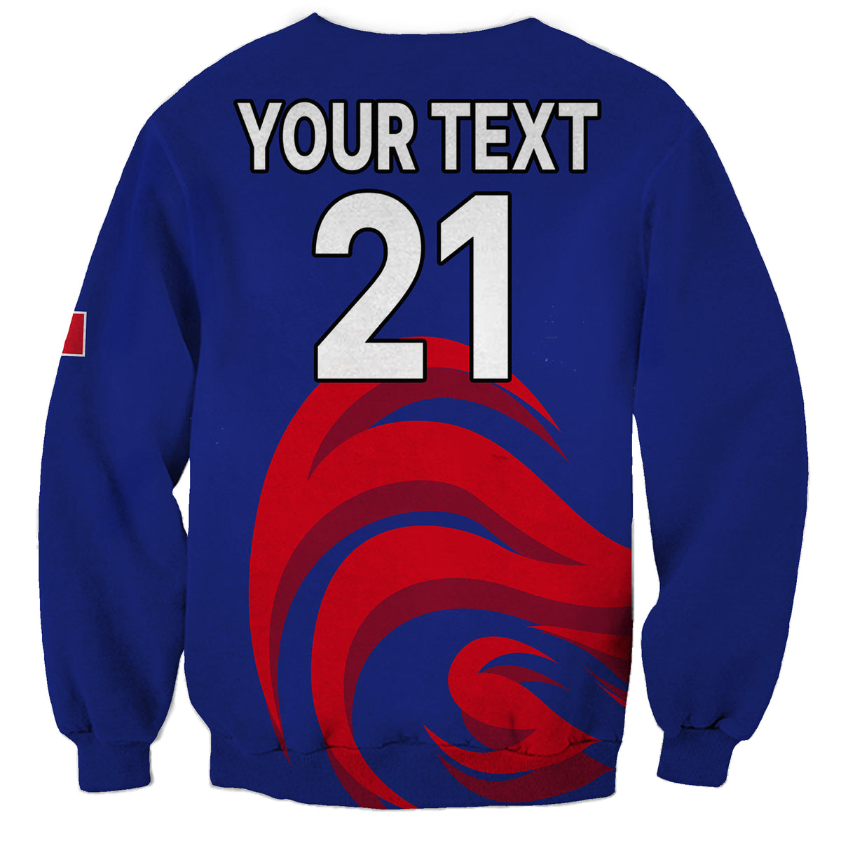 (Custom Personalised) France Rugby 7s 2023 Les Bleus Roosters Sweatshirt - Wonder Print Shop