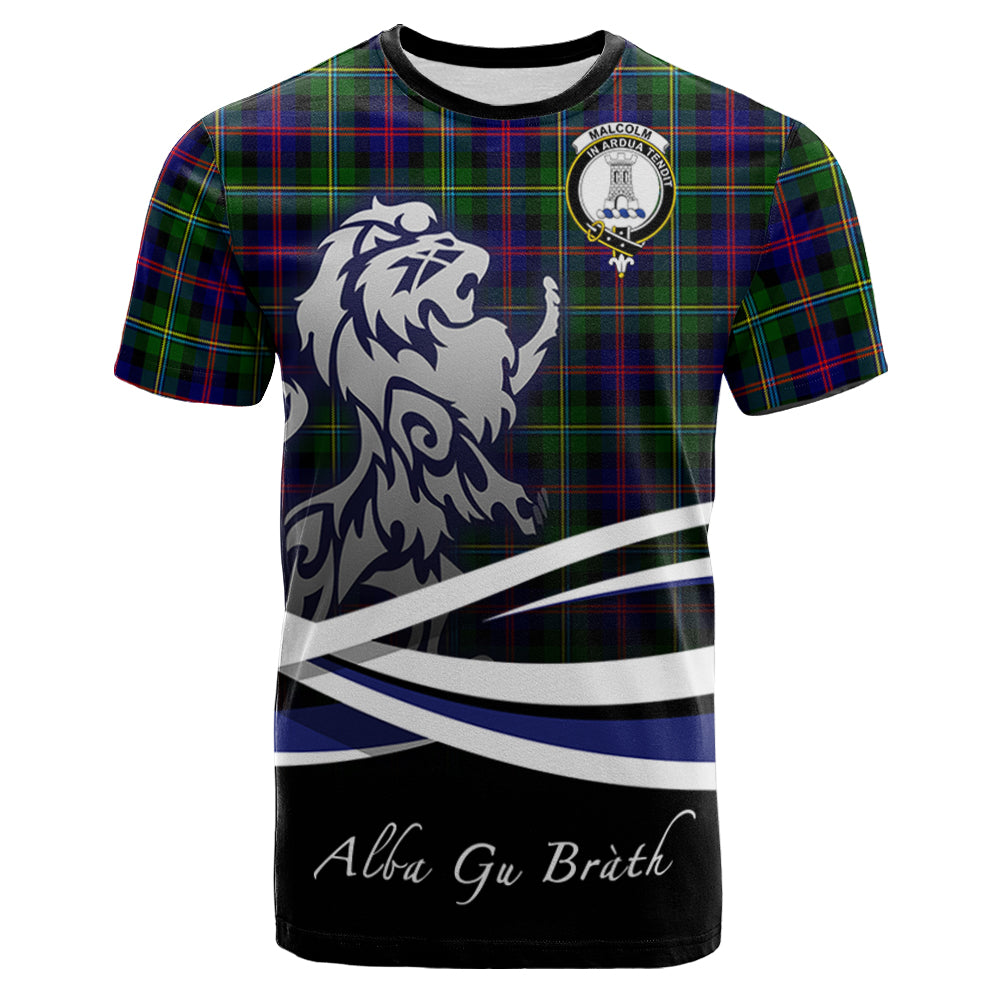 scottish-malcolm-clan-crest-scotland-lion-tartan-t-shirt