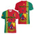 (Custom Personalised) Cameroon Happy Unity Day Cameroun Coat Of Arms Women V Neck T Shirt - Wonder Print Shop