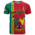 Custom Cameroon Happy Unity Day Cameroun Coat Of Arms T Shirt - Wonder Print Shop