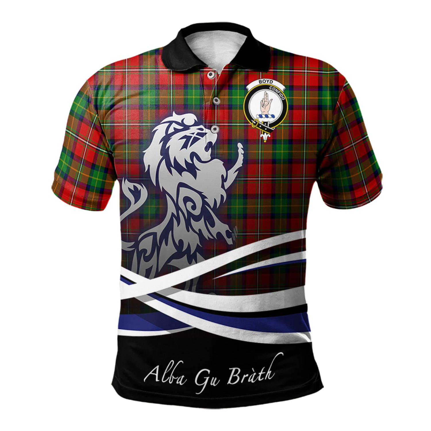 scottish-boyd-modern-clan-crest-scotland-lion-tartan-polo-shirt
