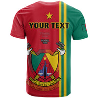 Custom Cameroon Happy Unity Day Cameroun Coat Of Arms T Shirt - Wonder Print Shop