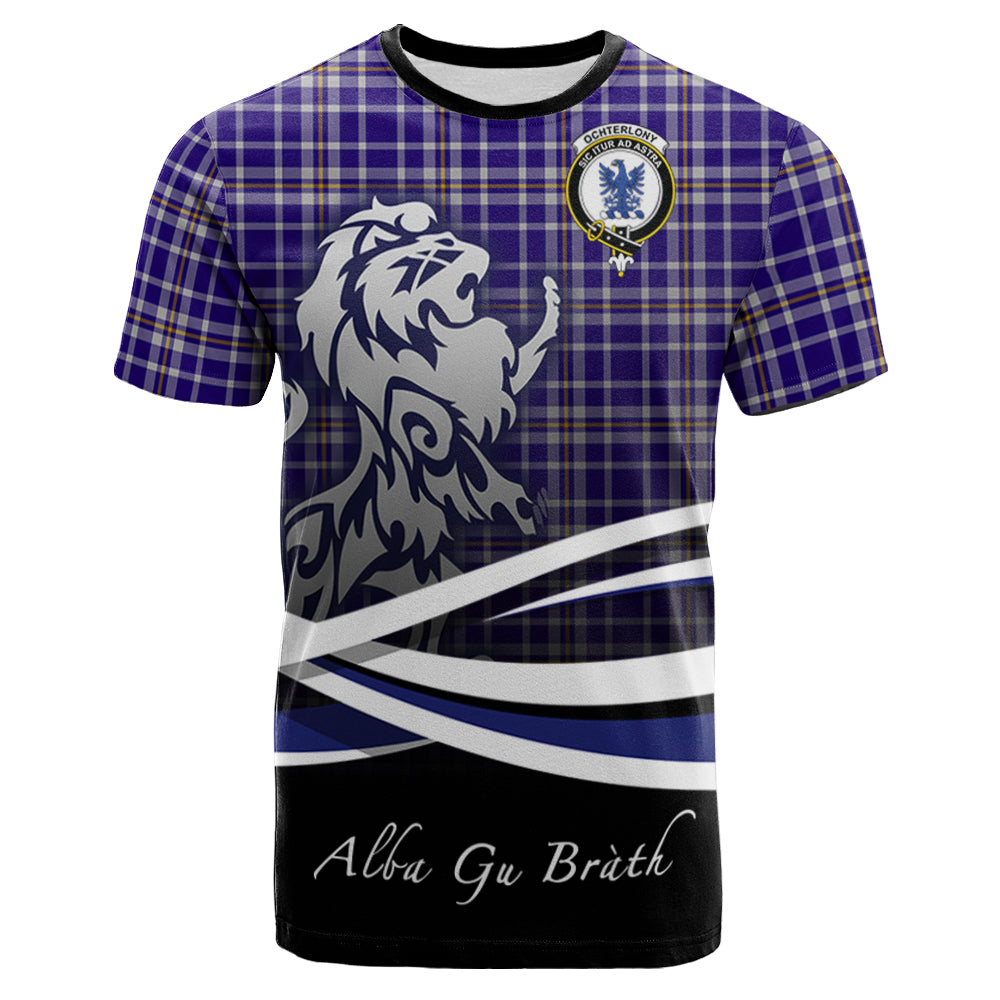 scottish-ochterlony-clan-crest-scotland-lion-tartan-t-shirt