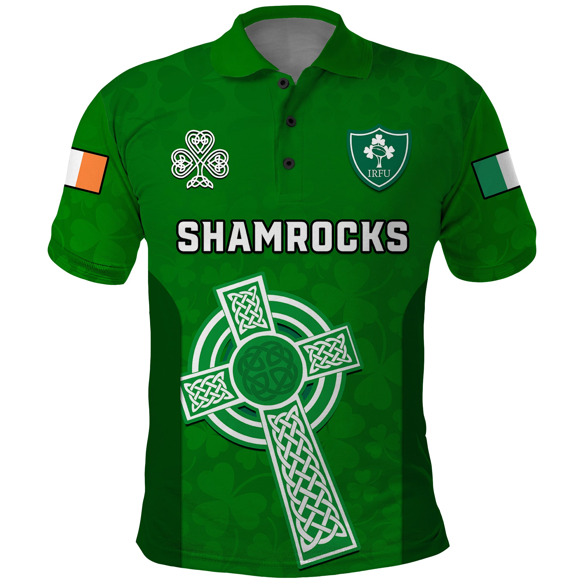 custom-text-and-number-ireland-rugby-go-shamrocks-polo-shirt