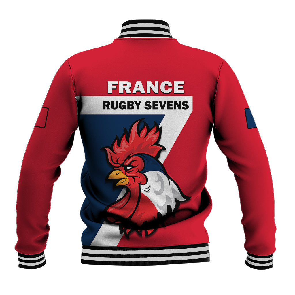 France Rugby 7s Sporty Style Baseball Jacket - Wonder Print Shop