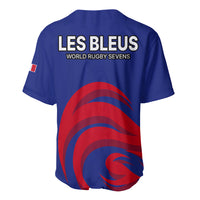 France Rugby 7s 2023 Les Bleus Roosters Baseball Jersey LT9 - Wonder Print Shop