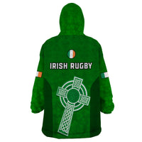 Ireland Rugby Go Shamrocks Wearable Blanket Hoodie - Wonder Print Shop