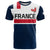 Custom France Rugby 7s Le XV de France T Shirt - Wonder Print Shop