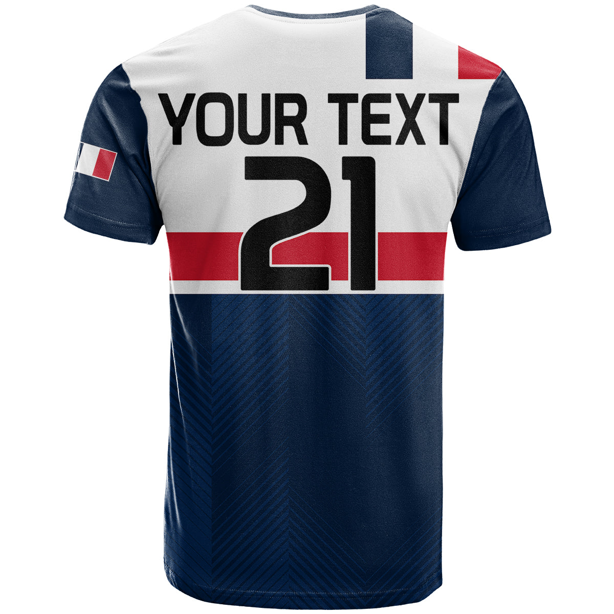 Custom France Rugby 7s Le XV de France T Shirt - Wonder Print Shop