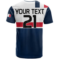 Custom France Rugby 7s Le XV de France T Shirt - Wonder Print Shop