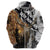 Deer Hunting Dry Broadleaf Forest Grunge Pattern Hoodie - Wonder Print Shop