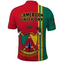 Cameroon Happy Unity Day Cameroun Polo Shirt Coat Of Arms - Wonder Print Shop