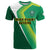 Custom Ireland Rugby 7s Celtic Cross Shamrock T Shirt - Wonder Print Shop