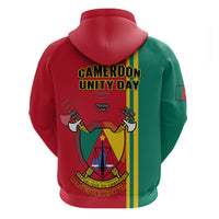 Cameroon Hoodie Happy Unity Day Cameroun Coat Of Arms - Wonder Print Shop