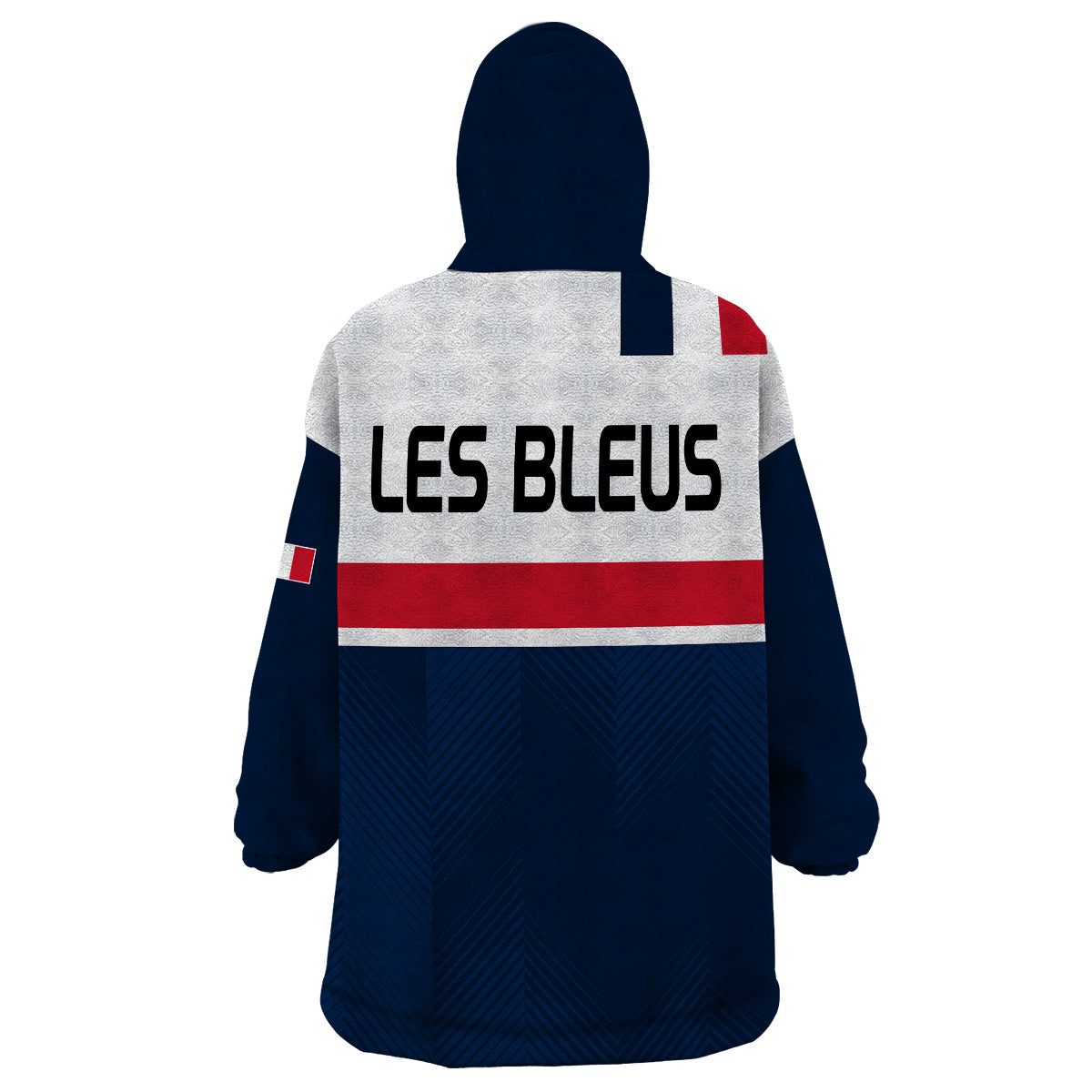 France Rugby 7s Le XV de France Wearable Blanket Hoodie - Wonder Print Shop
