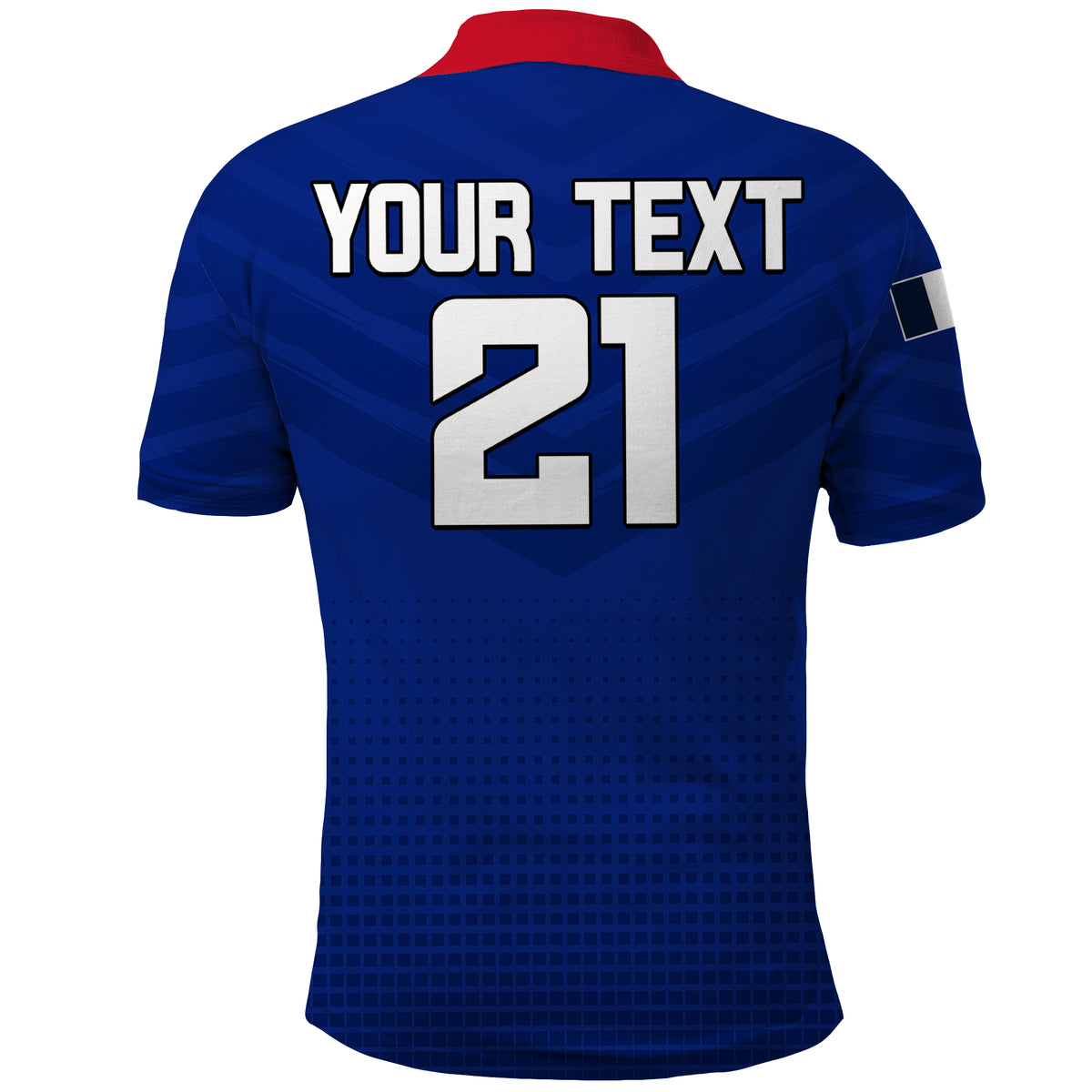 Custom France Rugby 7s Come On Les Bleus Polo Shirt - Wonder Print Shop