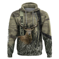 Deer Hunting Camouflaged Modern AbstracHoodie - Wonder Print Shop