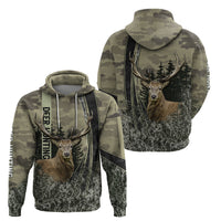 Deer Hunting Camouflaged Modern AbstracHoodie - Wonder Print Shop