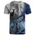 Deer Hunting Stag In The Night Abstract Pattern T Shirt - Wonder Print Shop
